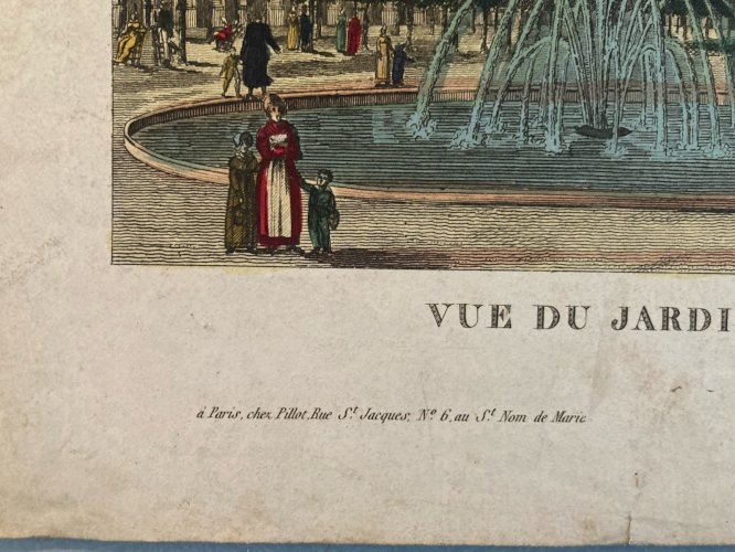 11 Engraving Gravure Vue D’optique Paris Lot  XVIIIe Art Ancien Original Old