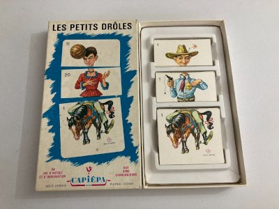 1124⚜️ Ancien Jeu De Société Les Petits Drôles Capiépa Piatnik - Vienne Complet