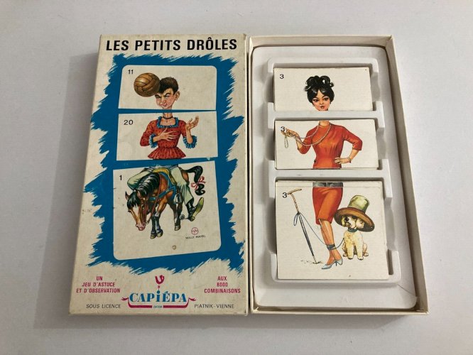 1124⚜️ Ancien Jeu De Société Les Petits Drôles Capiépa Piatnik - Vienne Complet