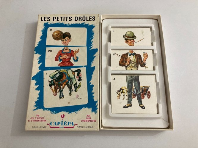 1124⚜️ Ancien Jeu De Société Les Petits Drôles Capiépa Piatnik - Vienne Complet