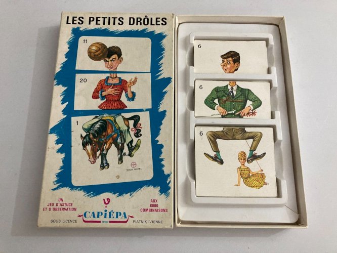 1124⚜️ Ancien Jeu De Société Les Petits Drôles Capiépa Piatnik - Vienne Complet