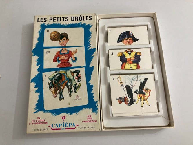 1124⚜️ Ancien Jeu De Société Les Petits Drôles Capiépa Piatnik - Vienne Complet