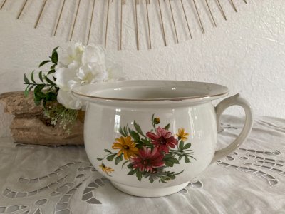 1124⚜️ Ancien Pot de Chambre Digoin Sarreguemines France en Céramique Vintage
