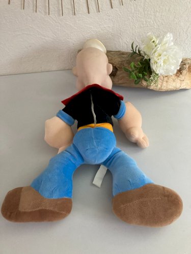 1124⚜️ Ancienne Peluche Doudou Popeye Nicotoy Hauteur 50 Cm Debout