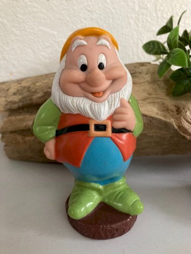 1124⚜️ Lot de 7 Figurines Blanche Neige Et Les Sept Nains Disney H 14 Cm