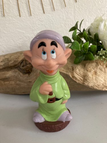 1124⚜️ Lot de 7 Figurines Blanche Neige Et Les Sept Nains Disney H 14 Cm