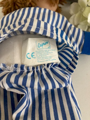 1124⚜️ Peluche Poupée de Chiffon Doudou Nicolas Bonne Nuit Les Petits H 35 Cm