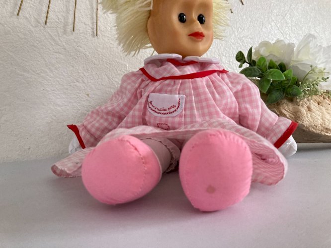 1124⚜️ Peluche Poupée de Chiffon Doudou Pimprenelle Bonne Nuit Les Petits