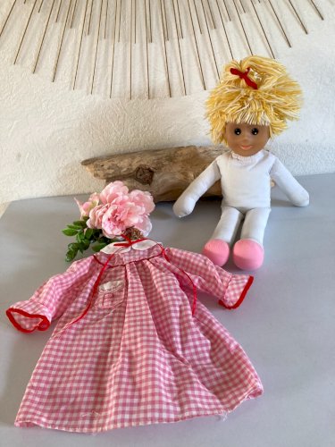 1124⚜️ Peluche Poupée de Chiffon Doudou Pimprenelle Bonne Nuit Les Petits