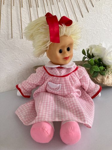 1124⚜️ Peluche Poupée de Chiffon Doudou Pimprenelle Bonne Nuit Les Petits