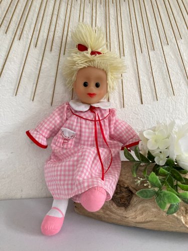 1124⚜️ Peluche Poupée de Chiffon Doudou Pimprenelle Bonne Nuit Les Petits