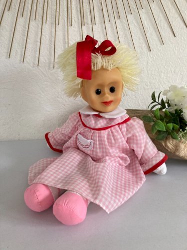 1124⚜️ Peluche Poupée de Chiffon Doudou Pimprenelle Bonne Nuit Les Petits