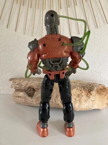 12 ⚜️ Action Man Figurine Méchant X Missions Toxic Robot Année 2003 Hasbro
