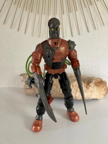 12 ⚜️ Action Man Figurine Méchant X Missions Toxic Robot Année 2003 Hasbro
