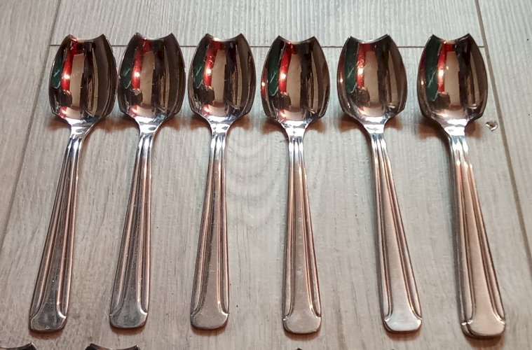 12 anciennes petites cuillères couverts agrume pamplemousse Old grapefruit Spoon