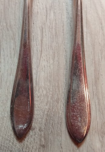 12 Anciennes petites fourchettes couverts huîtres Orfèvre Ercuis Métal Argenté