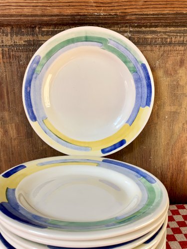 12 assiettes à dessert EIT England Ironstone 1980