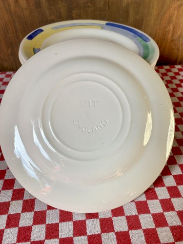 12 assiettes à dessert EIT England Ironstone 1980