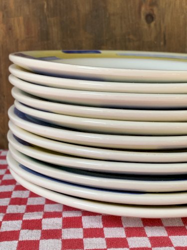 12 assiettes à dessert EIT England Ironstone 1980