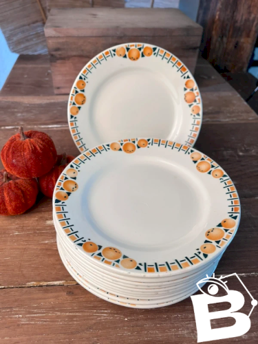 12 assiettes à dessert Saint-Amand modèle Cotentin