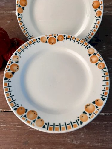 12 assiettes à dessert Saint-Amand modèle Cotentin