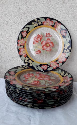 12 assiettes à dessert