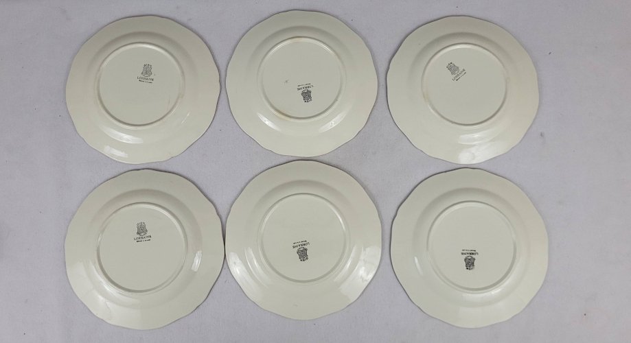 12 assiettes plates et creuses Gien modèle Lorraine