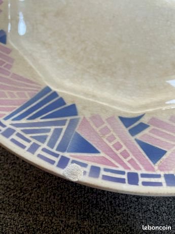 12 assiettes plates HBCM DOLLY 1930