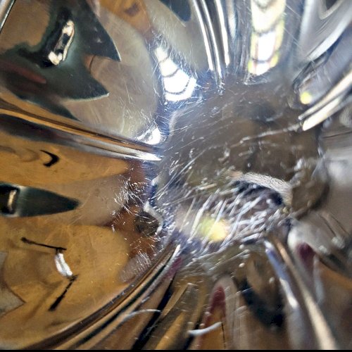 12 coupes glaces inox vintage forme de fleurs