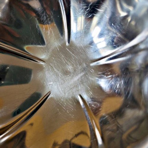 12 Coupes ou coupelles à glaces (sorbet) vintage en inox, forme de fleur