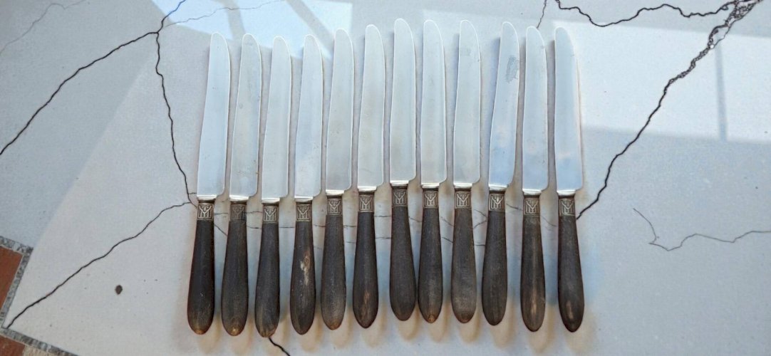 12 couteaux de table Bourgade / Thiers