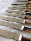 12 couteaux métal argenté Ercuis France
