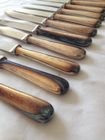 12 couteaux métal argenté Ercuis France