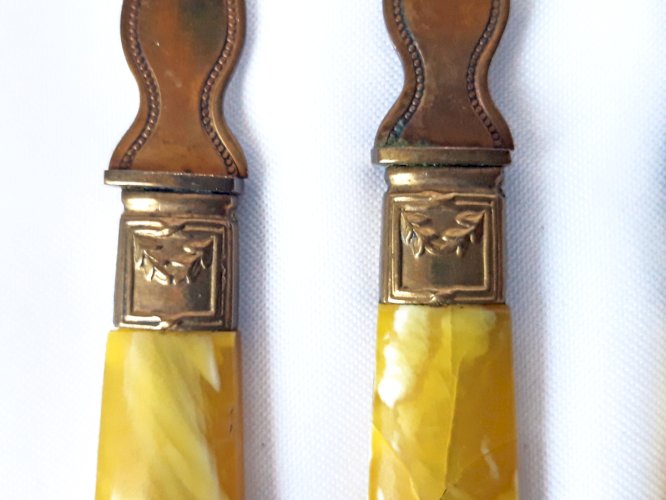 12 fourchettes à crustacés anciennes 1910