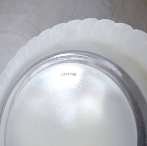 12 petites assiettes Duralex blanches Vintage