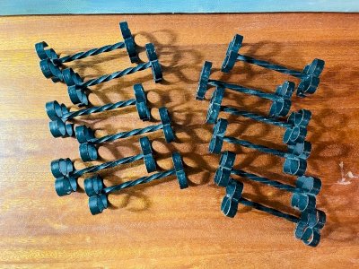 12 Vintage knife holders