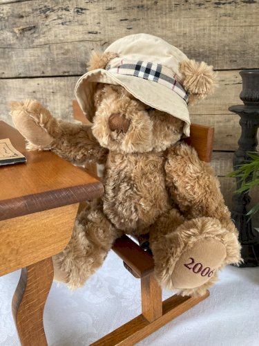 1225⚜️ Peluche Doudou De Collection Ours Burberry Fragrances Année 2006