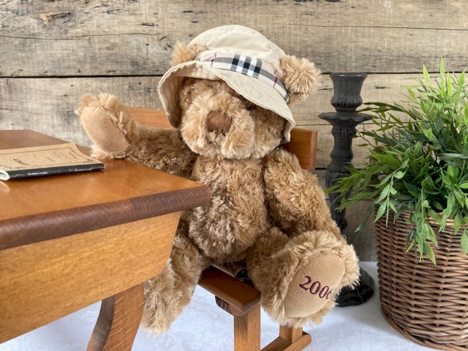 1225⚜️ Peluche Doudou De Collection Ours Burberry Fragrances Année 2006