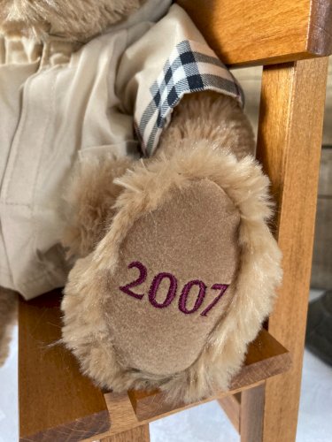1225⚜️ Peluche Doudou De Collection Ours Burberry Fragrances Année 2007