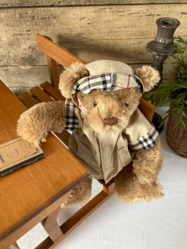 1225⚜️ Peluche Doudou De Collection Ours Burberry Fragrances Année 2007