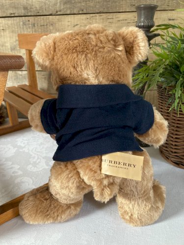 1225⚜️ Peluche Doudou De Collection Ours Burberry Fragrances Année 2010