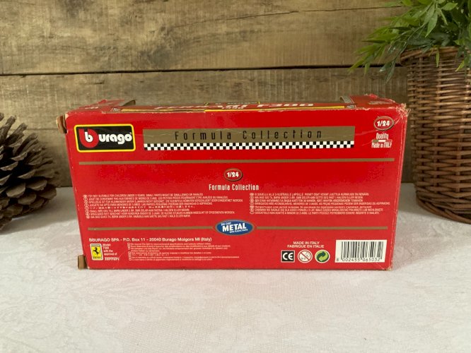 1225 ⚜️ Voiture de Collection Formule 1  Ferrari F300 Burago 1/24