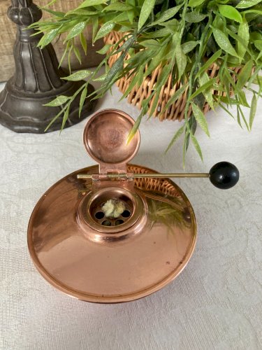 126⚜️ Ancien Brûleur à Huile Vintage Wittcrosse Réchaud en Cuivre