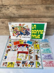 126⚜️ Old Board Game La Bonne Paye Miro-Meccano Vintage