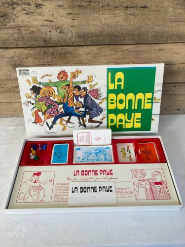 126⚜️ Ancien Jeu de Société La Bonne Paye Miro-Meccano Vintage