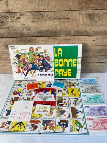 126⚜️ Ancien Jeu de Société La Bonne Paye Miro-Meccano Vintage