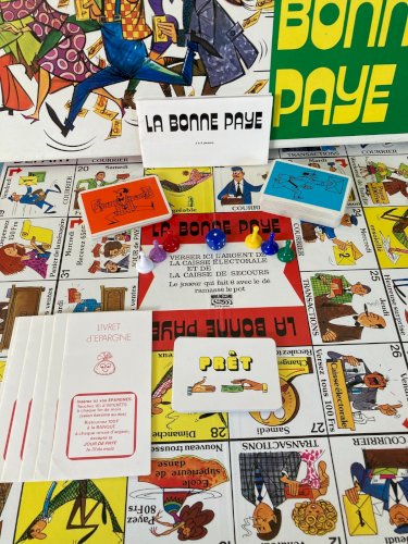 126⚜️ Ancien Jeu de Société La Bonne Paye Miro-Meccano Vintage