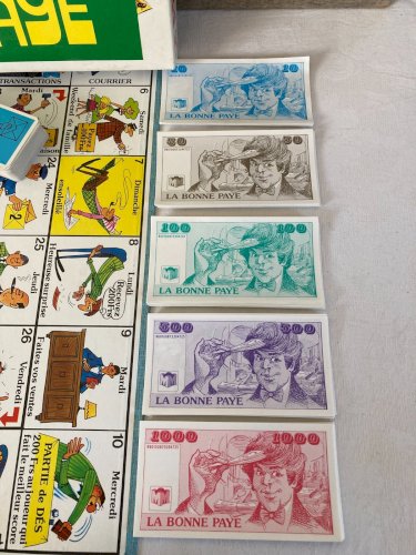 126⚜️ Ancien Jeu de Société La Bonne Paye Miro-Meccano Vintage