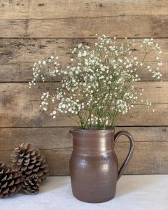 126⚜️ Old Pitcher Jug Stoneware Made in France Vintage Height 17 cm