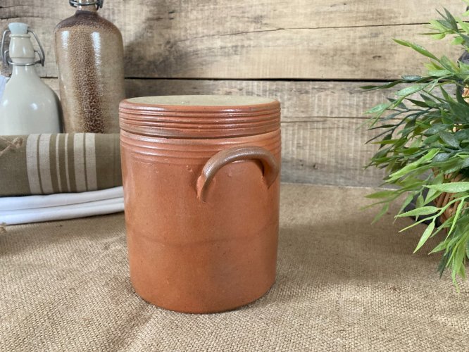 126⚜️ Ancien Pot à Cornichon en Grés Made In France Hauteur 15 Cm